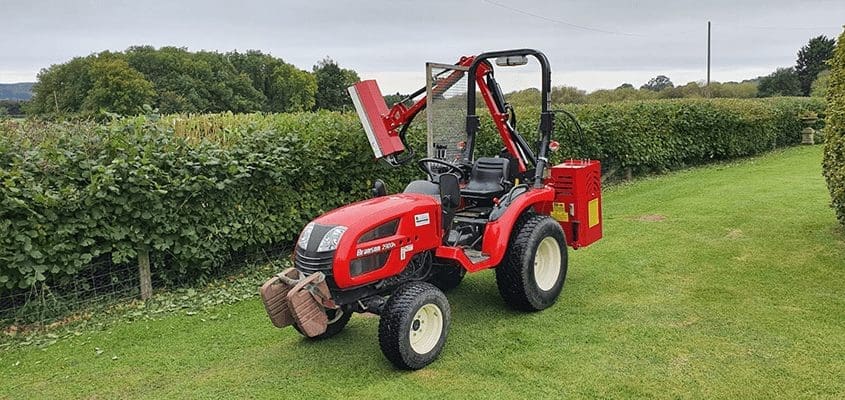 Grounds maintenance, Tractor & Flail